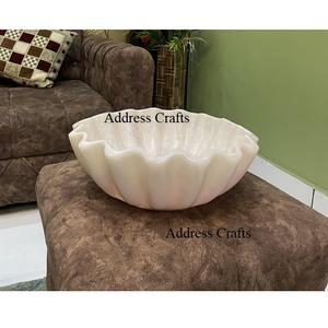 Cuenco de resina de flujo de lujo, cuenco Venus de Color personalizado con acabado brillante de poliresina, último diseño para platos de resina para servir ensalada de frutas - Product Image 3