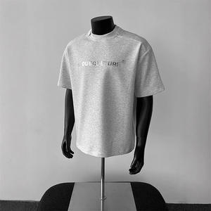 T-shirt personnalisé ODM pour homme, en coton uni, surdimensionné, décontracté, streetwear pour un usage quotidien et sportif, fabricant vietnamien, vente en gros - Product Image 2