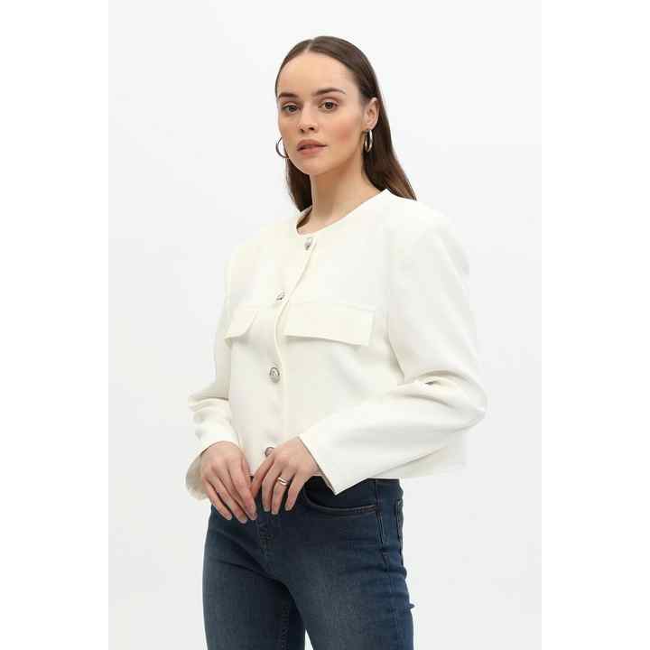 Crop Blazer Ceket