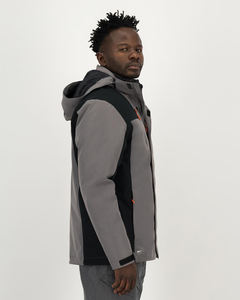 แจ็กเก็ตปลาปักเป้าสำหรับผู้ชายแบบหนาสองคอลเลอร์สไตล์สตรีทแบบปรับแต่งได้ลายตัวอักษร - Product Image 4