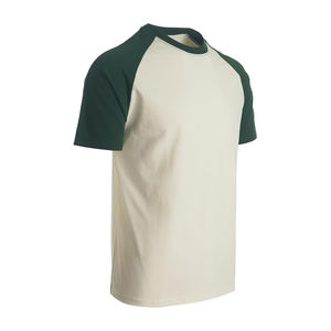 Camisetas de Manga Corta para Hombre, Personalizadas, de Manga Raglán, 100% Algodón, Corte Ajustado, Estilo Urbano, Casual, para el Tiempo Libre, Cómodas para el Verano - Product Image 1