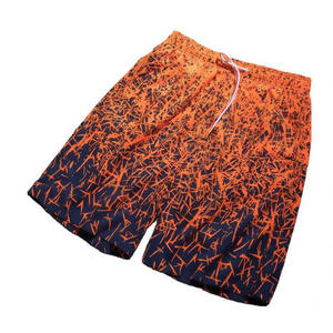 Pantalones cortos de playa para hombre de poliéster sublimación personalizada pantalones cortos sueltos para Hombre Ropa de verano Pantalones cortos de playa - Product Image 1