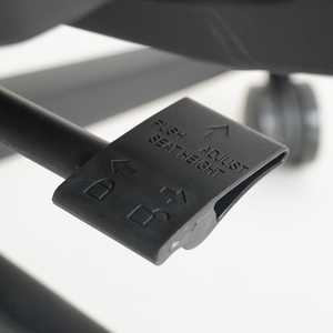 Premium nero sedia da ufficio regolabile supporto lombare tessuto moderno altezza regolabile per uso domestico Hotel Base in alluminio - Product Image 2