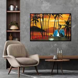 Póster moderno de Scarface para decoración de pared - Product Image 2