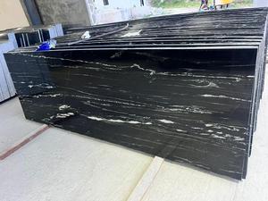 สไตล์โมเดิร์นสีดำ100% หินแกรนิตธรรมชาติขัดเงาแผ่นใหญ่ความหนา20mm/30mm - Product Image 2