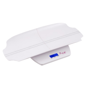 เครื่องชั่งดิจิทัลสำหรับทารกแรกเกิดพร้อมถาดโค้งกันลื่นและพกพาได้น้ำหนัก40กก. ใช้ในครัวเรือน - Product Image 1