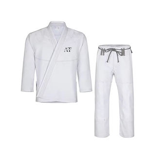 Uniforme de Jiu-jitsu de artes marciales de diseño personalizado, uniforme de Jiu-jitsu de color sólido para venta en línea - Product Image 3