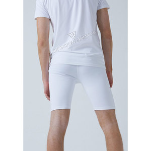 Bermudas deportivas de verano para hombre, tela elástica de poliéster 100%, Bermudas informales finas personalizadas, ropa clásica negra, pantalones cortos de playa para hombre - Product Image 5