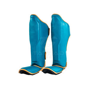 Protectores de Espinillas de Boxeo de Cuero Genuino de Alta Calidad y Bajo Precio, Protección Profesional Personalizada TATRAD SPORTS para Todas las Temporadas - Product Image 2