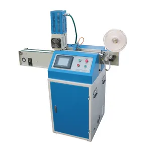 Multi-function automatic ultrasonic canvas nylon garment label slitting machinery