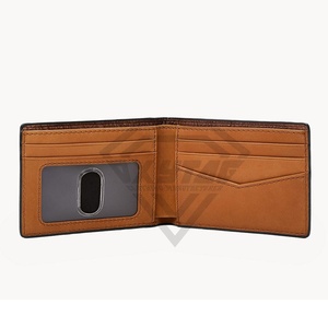 Cartera con tarjetero de estilo Vintage Crazy Horse, carteras con bolsillo frontal de cuero genuino, nueva cartera de moda de alta calidad para hombre - Product Image 5