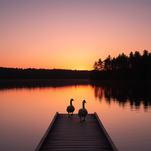 T-shirt a maniche lunghe Goose Retro Vintage Sunset - Product Image 3