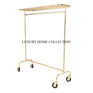 ชั้นวางกระเป๋าเดินทางเหล็กดัดทำมือคุณภาพพรีเมียม ดีไซน์ประณีต พร้อมขาพับได้สำหรับการเดินทาง - Product Image 5