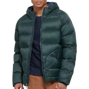 Veste d'hiver matelassée à fermeture éclair personnalisée à logo tendance, veste décontractée pour homme, réversible, coupe-vent, capuche avant, utilitaire - Product Image 3