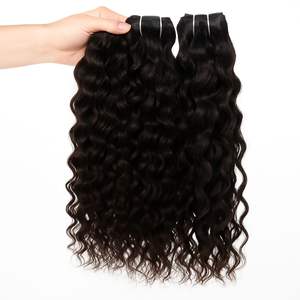 Extensiones de Cabello Humano Brasileño, Ondulado Profundo, Doble Trama, Cabello Virgen Sin Procesar, Sin Enredos, Sin Caída, Color Rojo Vino - Product Image 6