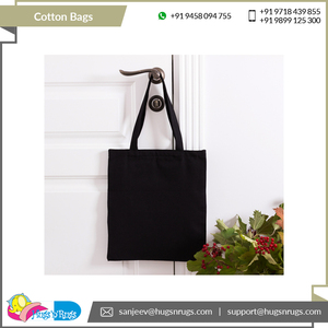 Wholesale Bag Excellent Quality Recycled Cotton, 100% <b>Canvas</b> Cotton Bags Beach Tote Bags for Shopping. - Product Image 3