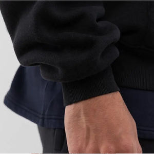 2024 Unisex Custom Oversized Heavyweight 100% Cotton Winter Zipper <b>Hoodie</b> Men's Drop Shoulder Pull with <b>Fur</b> Hood Clothing - Product Image 5