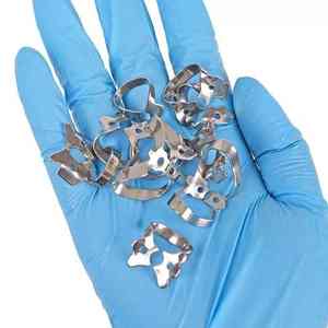 Abrazaderas de dique de goma endodóntica Dental, instrumentos quirúrgicos de acero inoxidable, herramientas de dentista, juego de abrazaderas dentales restauradoras - Product Image 5