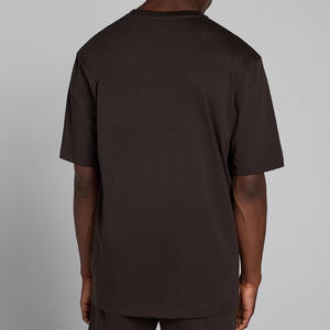 Camiseta pesada de gran tamaño de algodón 100% de alta calidad, camiseta pesada con estampado personalizado, camiseta lisa en blanco para hombre para Unisex - Product Image 2