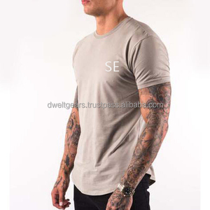 Camiseta de Manga Larga para Hombre, con Logotipo Personalizado, Impresión Digital, Transpirable, de Secado Rápido, Ecológica, 100% Algodón, Cuello Redondo, Estilo Casual - Product Image 3