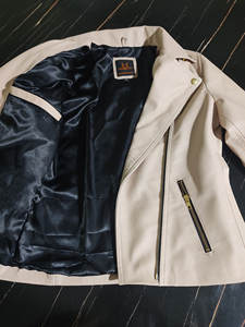 Veste en cuir véritable 100% pour hommes, qualité supérieure, coupe-vent, veste en cuir OEM, respirante, fermeture éclair, hiver - Product Image 6