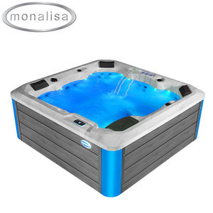 Spa extérieur <span class=keywords><strong>de</strong></span> qualité commerciale pour 6 personnes, pour hôtels et complexes hôteliers, en acier inoxydable renforcé - Product Image 1