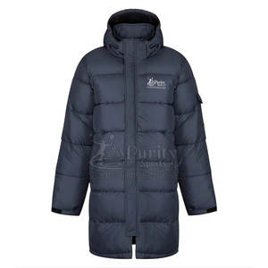 Chaqueta larga acolchada de algodón para hombre de calidad superior Nuevo diseño Chaqueta larga acolchada de algodón para hombre Invierno para venta en línea - Product Image 1