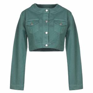 Nouvelle Arrivée Veste en Jean Décontractée Tendance pour Femme Grande Taille avec Boutons Rembourrée en Coton Respirante en Jean Uni pour l'Automne - Product Image 1