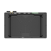 PC Industrial DIN sin Ventilador con VGA para Salida Dual RS232 RS485 COM GPIO, CPU Intel I5/i7 RK3588, Windows 10/11 IoT