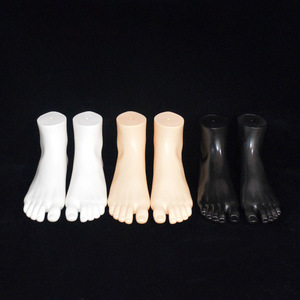 Mode noir or femme chaussette affichage forme en plastique femme vêtements modèle pied Mannequin pour magasin affichage - Product Image 3