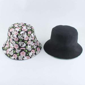 หมวกบัคเก็ตหมวกผ้าฝ้ายพิมพ์ซับลิเมชัน100% ได้สองด้าน - Product Image 5