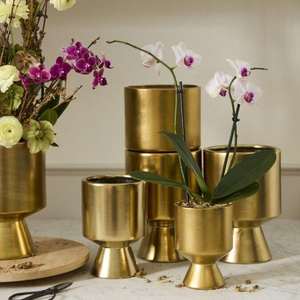 Jarrón de Metal Decorativo para Flores, para Sala de Estar, Hogar, Hotel, Restaurante, Mesa, Decoración Moderna para el Hogar, Exhibición Interior Elegante - Product Image 1