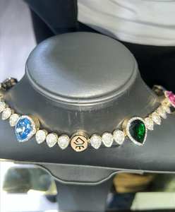 สร้อยคอหรือสร้อยข้อมือเทนนิส Moissanite สำหรับ VVS1: เครื่องประดับเพชรเงินแท้925ชิ้น - Product Image 5