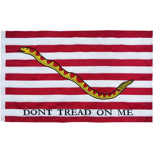 Dont Tread Me Gadsden 1st Navy Jack American <b>Flags</b> 3x5 Feet Made USA Double Sided Embroidery Red Snake Heavy USA TOP FLAGSINC - Product Image 6