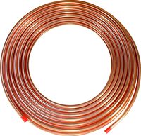 Tuyau en alliage de cuivre en bobine pancake de haute qualité C11000/C12200, pureté Cu 99,99%, origine US, résistance 90MPa, allongement 59%
