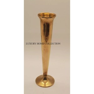 Décoration de table en laiton massif Home Festival Classic Flower Trumpet New Designer Indoor and Outdoor Horn Shape Brass Trumpet - Product Image 6