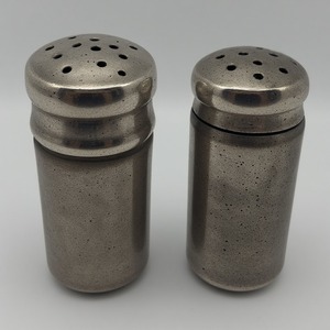 Molinillo de sal y pimienta de acero inoxidable de primera calidad, acabado de doble tono martillado, diseño moderno, respetuoso con el medio ambiente, artesano duradero hecho a mano para - Product Image 3