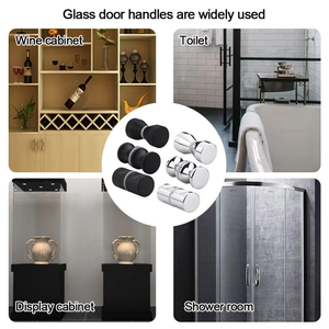 Manija para Puerta de Ducha Shingstar, Perilla Empotrada de Vidrio, Diseño Moderno, Control Táctil Ambidiestro, Fácil Instalación para Puerta de Baño - Product Image 6