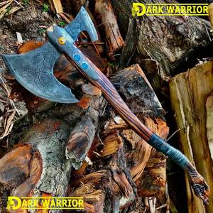 Hachas Tomahawk Leviathan de Acero Inoxidable Industriales Hechas a Mano, Hacha Funcional de Tamaño Real, Inspirada en GOW, Totalmente Mejorada - Product Image 3