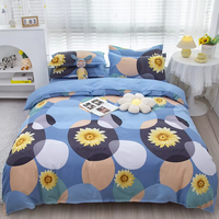 Kain Berkualitas Tinggi Super Hemat Biaya 4PCS Set Sprei Sarung Selimut Sprei Sarung Bantal Sangat Hemat Biaya