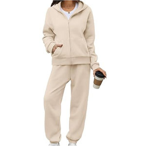 Venta al por mayor de las mujeres chándal OEM servicio transpirable señoras en la mejor calidad de manga completa de las mujeres de talla grande chándal - Product Image 6