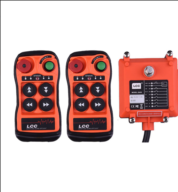 New Waterproof RF Communication 433MHz 4-Keys Single Speed Industrial Crane Remote for Sale