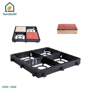 Grille de gravier perméable en plastique Sunsbuild, grille de gravier en plastique écologique, grille de stabilisation du gravier pour parking - Product Image 5