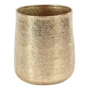 Jarrón de hierro hecho a mano, decoración rústica para el hogar, soporte Floral con acento, pieza de diseño artístico moderno - Product Image 4