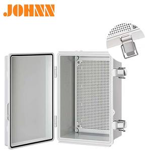 Boucle en acier inoxydable plastique ABS IP65 boîtier électrique gris extérieur boîte de jonction vis métalliques étanches - Product Image 3