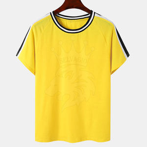 เสื้อยืดคอกลมแขนสั้นสำหรับผู้ชายผ้าถักคอตตอน100% สี & โลโก้ที่กำหนดเองเป็นมิตรกับสิ่งแวดล้อม - Product Image 1