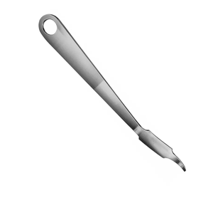 Levier en os de haute qualité incurvé 240 mm 9 12 "pointe largeur pointue 4.1mm largeur de mâchoire 17 mm levier en os Hohmann en acier inoxydable - Product Image 5