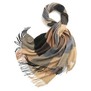 Egant style with Large Size Luxury Super Soft Winter Style Plaid Cashmere Wool <b>Shawl</b> - Product Image 6