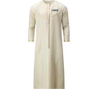 Respirant hommes islamique Thobe daffah Robe Jubbah Eid hiver été dubaï arabe saoudien pakistanais vêtements Eid Collection robes - Product Image 3