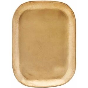 Nouvelle tendance prix de gros plateaux rectangulaires en or plateau de service en métal en laiton pour accessoires de maison et de cuisine - Product Image 2